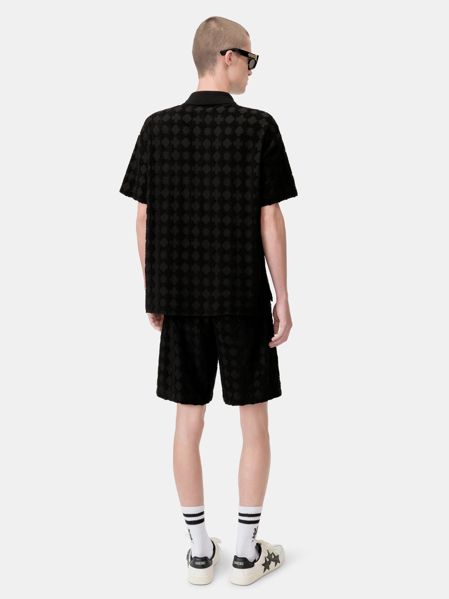 View 7 - MA QUAD TOWELING SHORT - Black - AMIRI