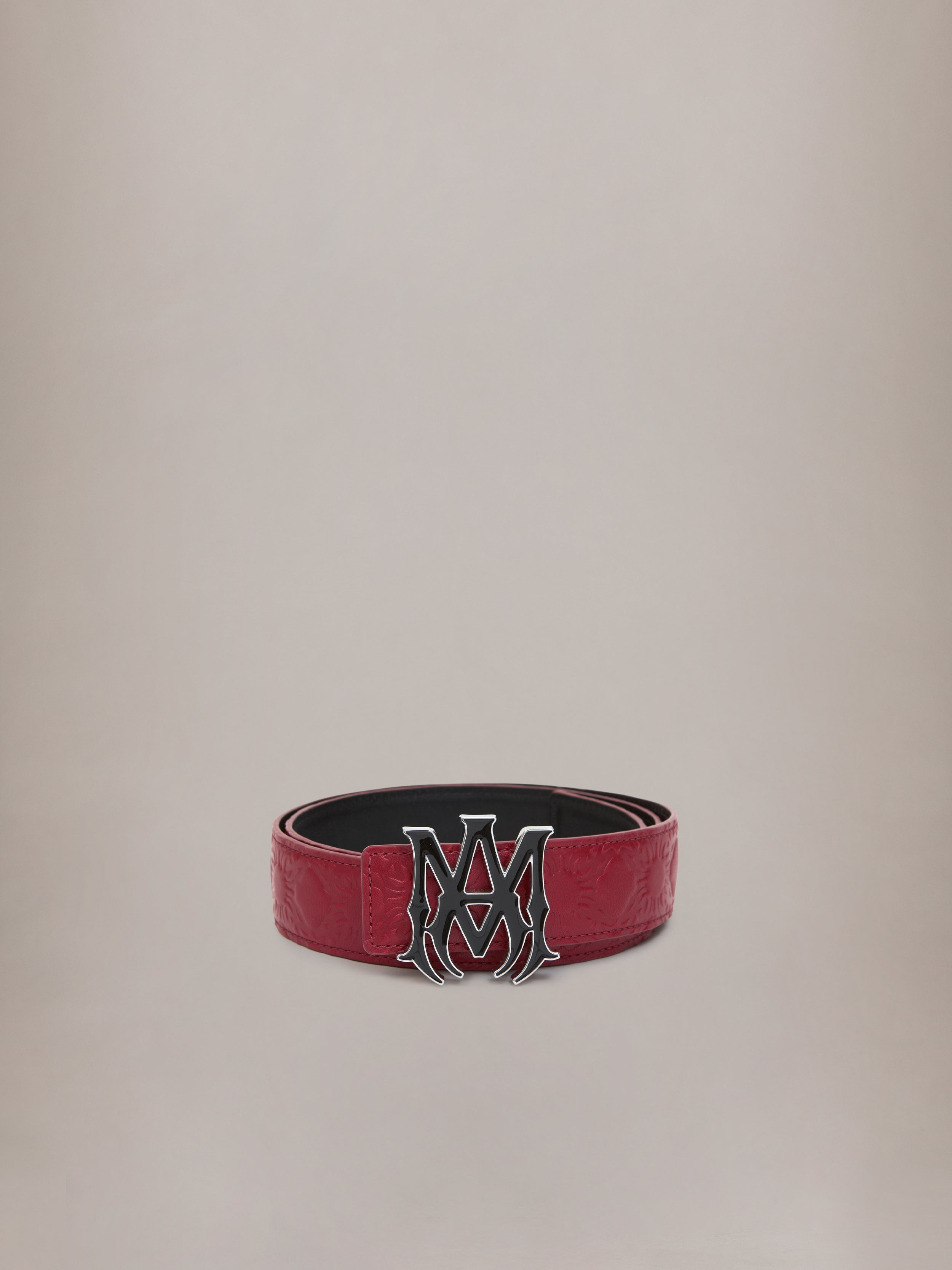 MA QUAD LEATHER 4CM BELT - Red Rose | AMIRI