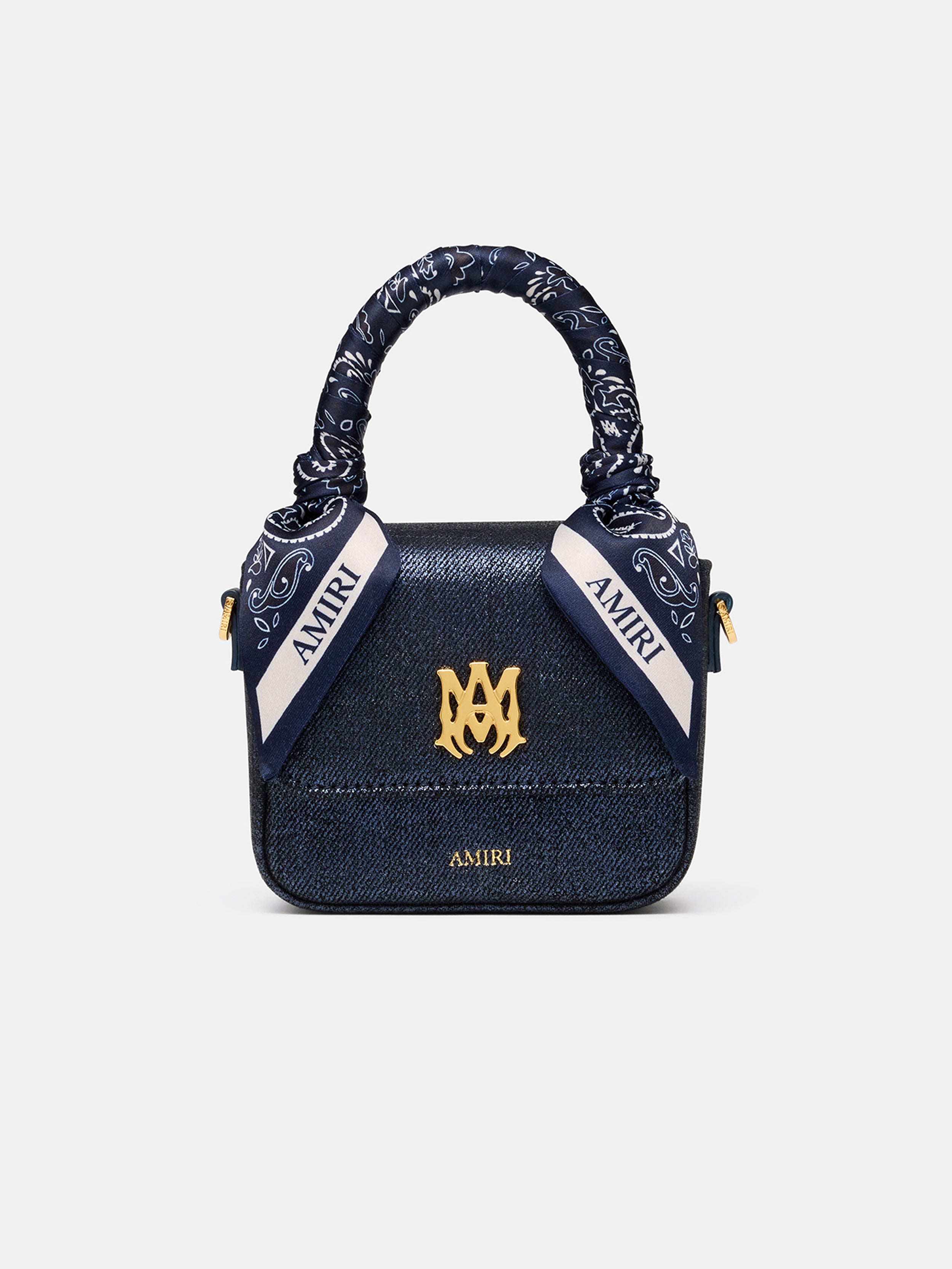 WOMEN - WOMEN'S DENIM MICRO MA BAG - WET SHIMMER | AMIRI