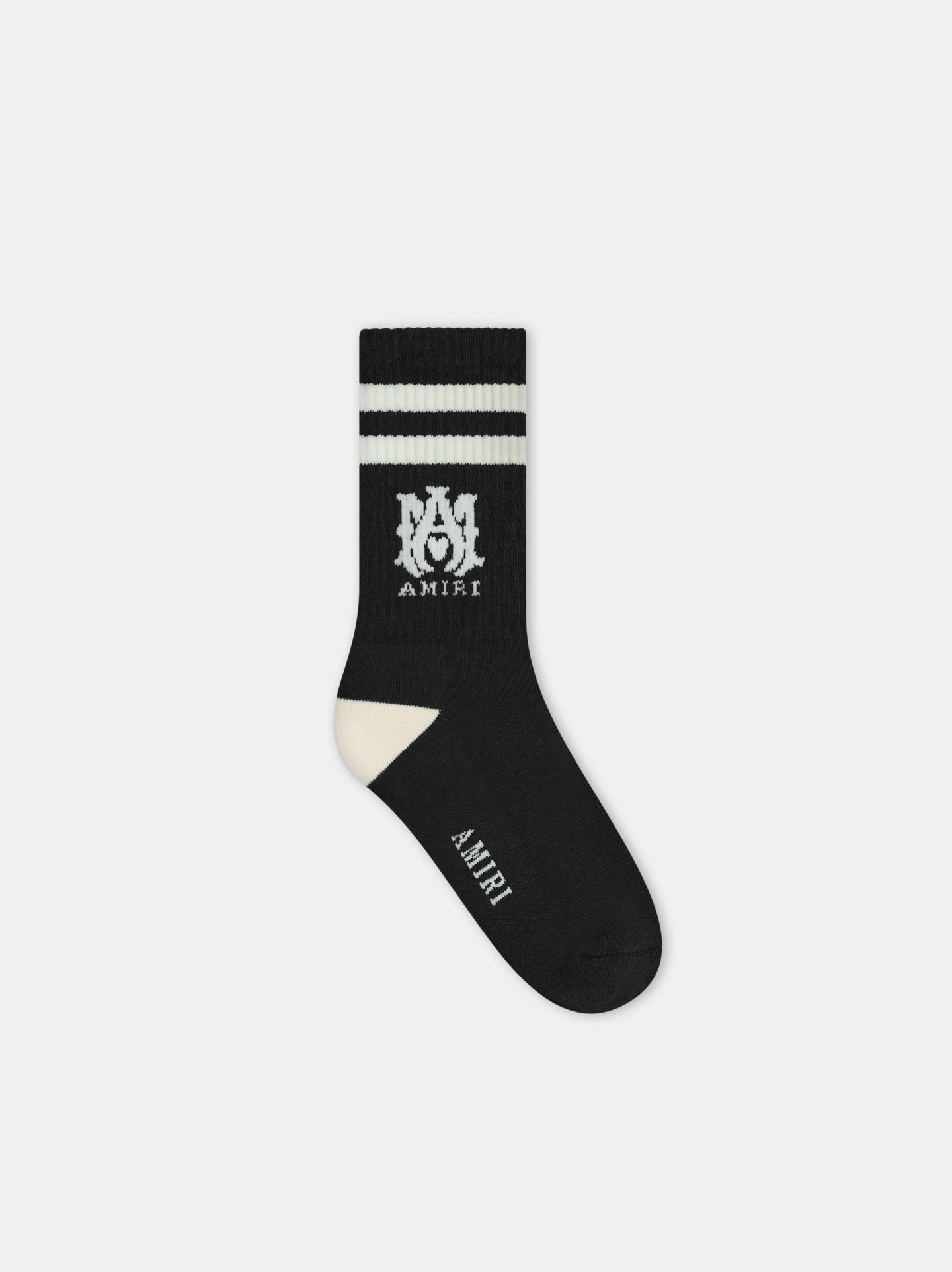 View 1 - KIDS - KIDS' MA STRIPE SOCKS - Black - AMIRI