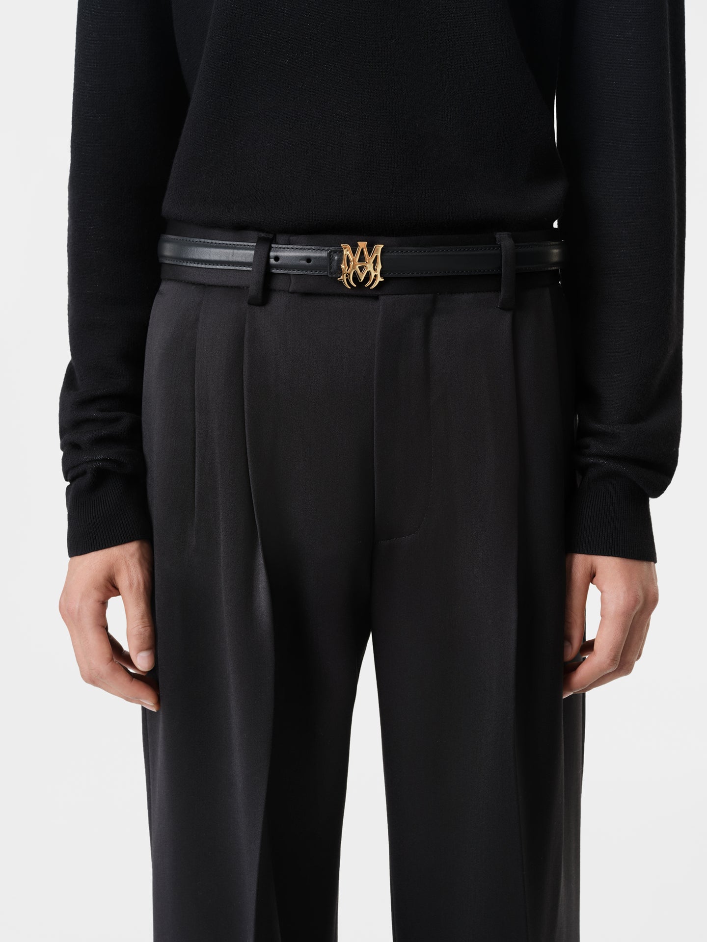 View 4 - MA 2 CM BELT - Gold - AMIRI