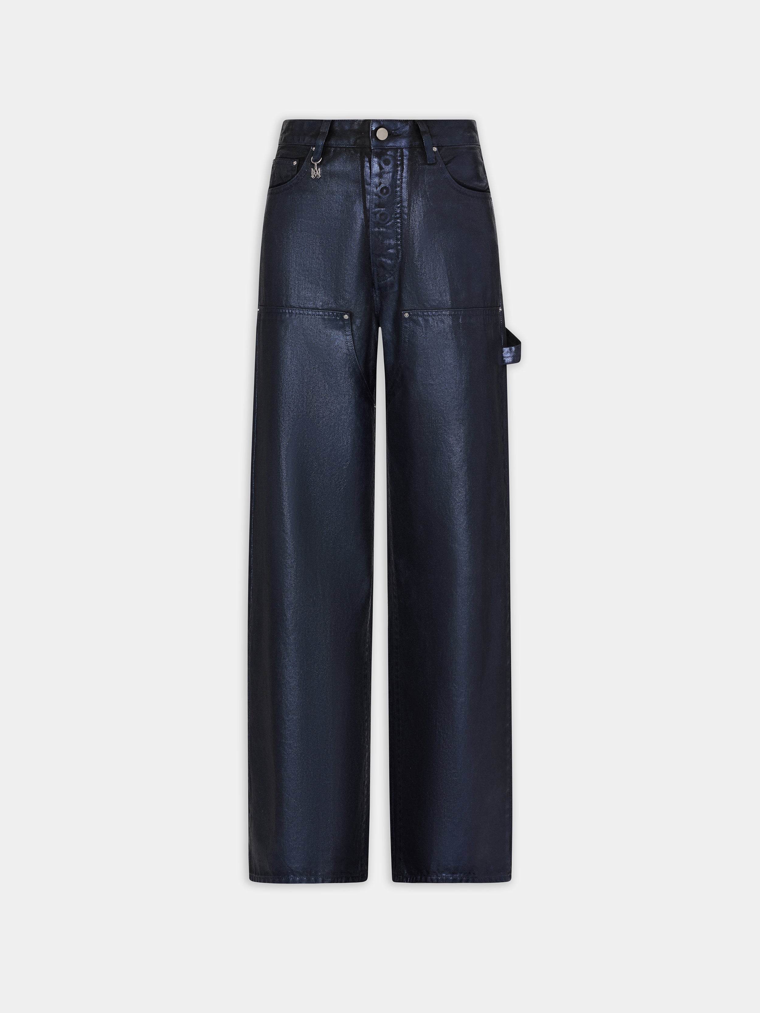 WOMEN - WOMEN'S COATED DENIM CARPENTER - WET SHIMMER | AMIRI