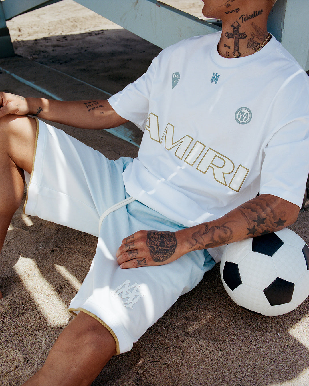 AMIRI SPORT 94 OVERSIZED TEE - White - AMIRI