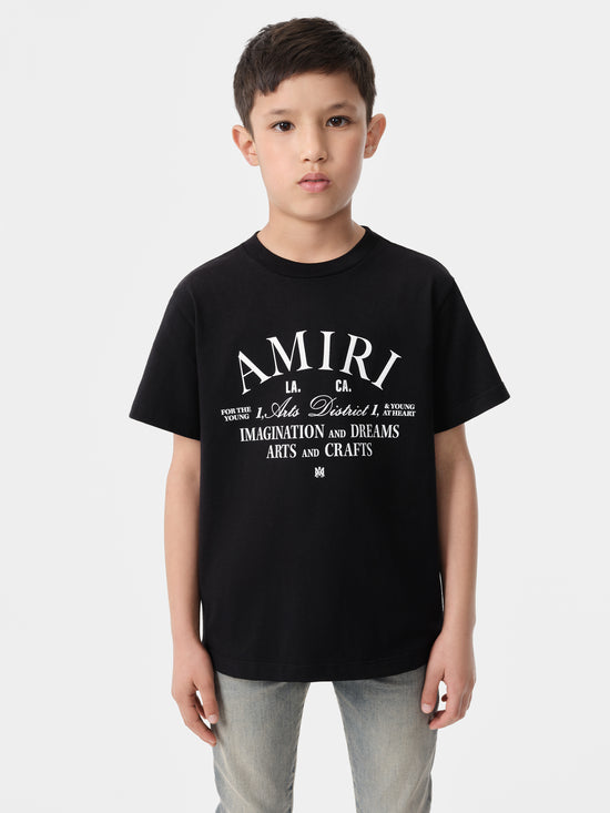 KIDS - KIDS' AMIRI ARTS DISTRICT TEE - Black