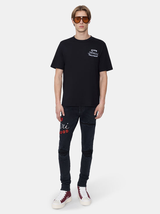 CLUB AMIRI TEE - BLACK - AMIRI