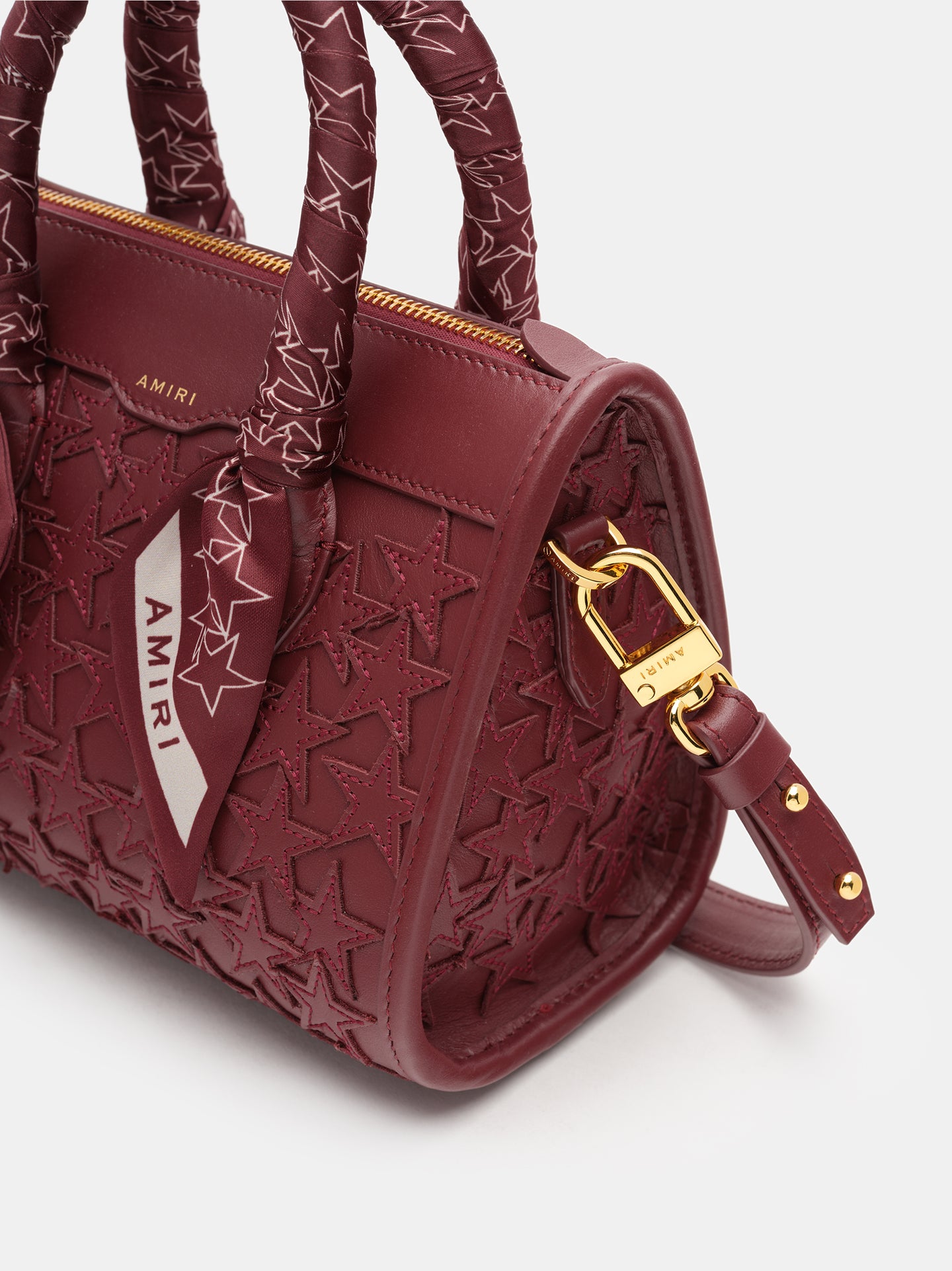 WOMEN - WOMEN'S STARS MICRO TRIANGLE BAG - Burgundy