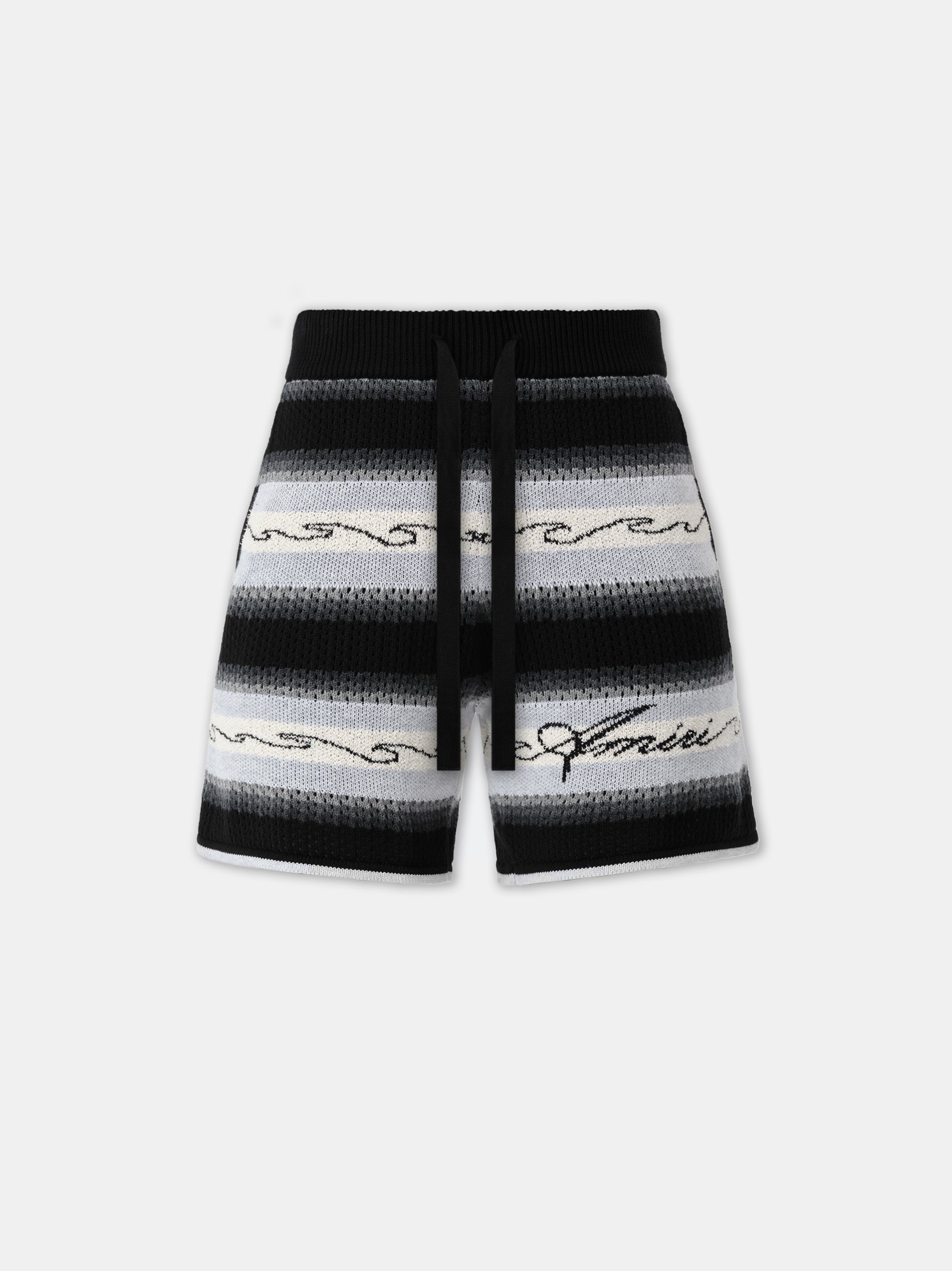 Product AMIRI WAVE BAJA STRIPE SHORT - Black featured image