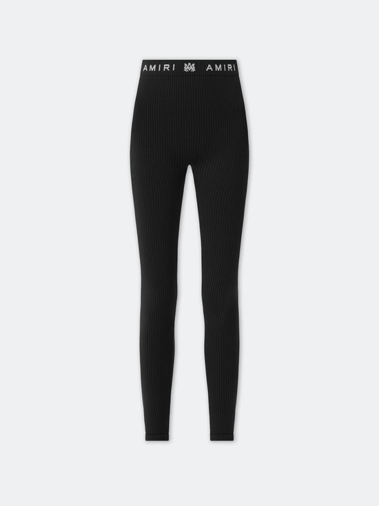 WOMEN - WOMEN'S MA RIBBED SEAMLESS LEGGING - Black