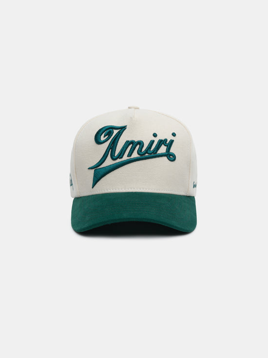 AMIRI TWO TONE CANVAS HAT - Evergreen