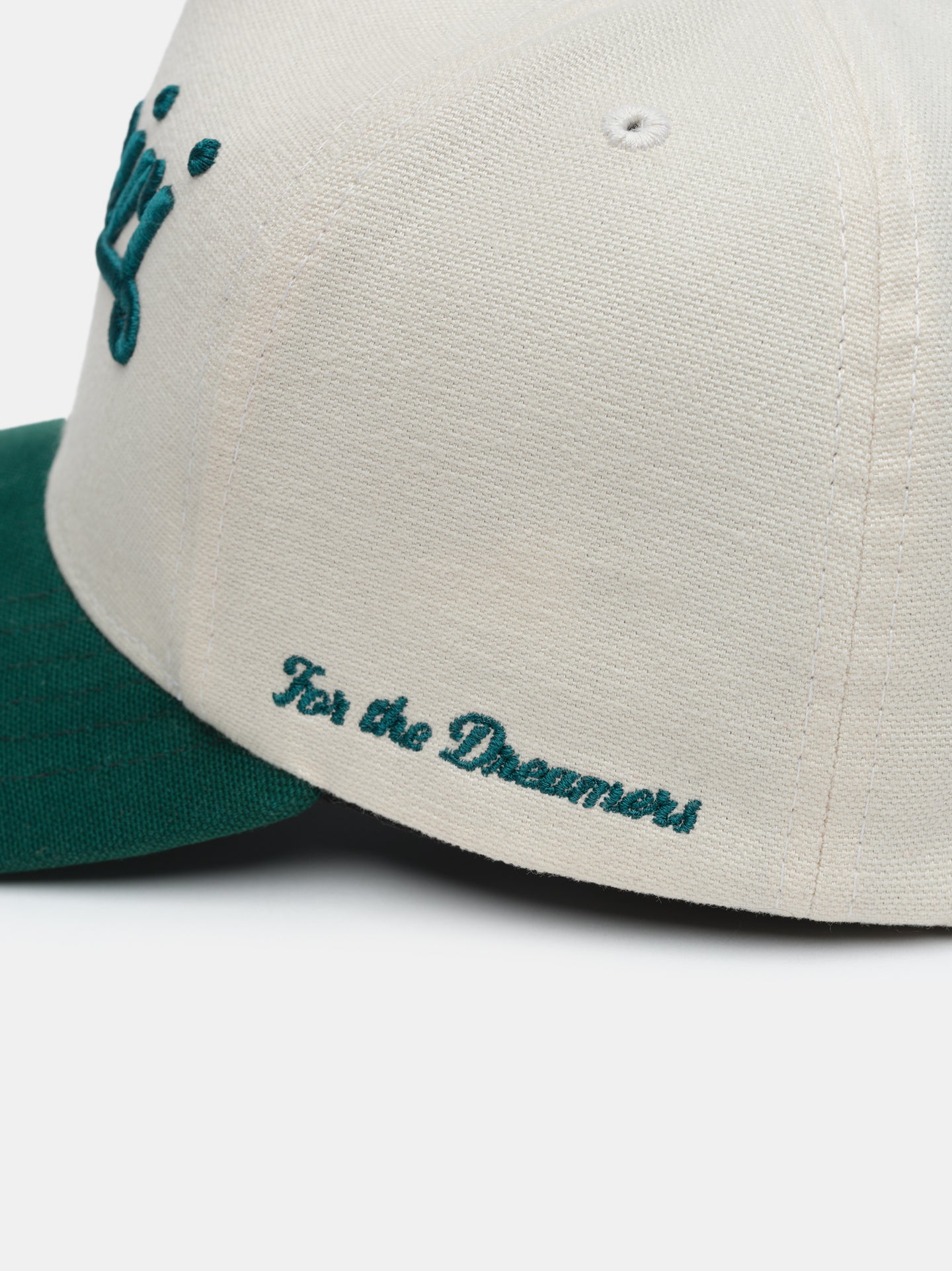 AMIRI TWO TONE CANVAS HAT - Evergreen