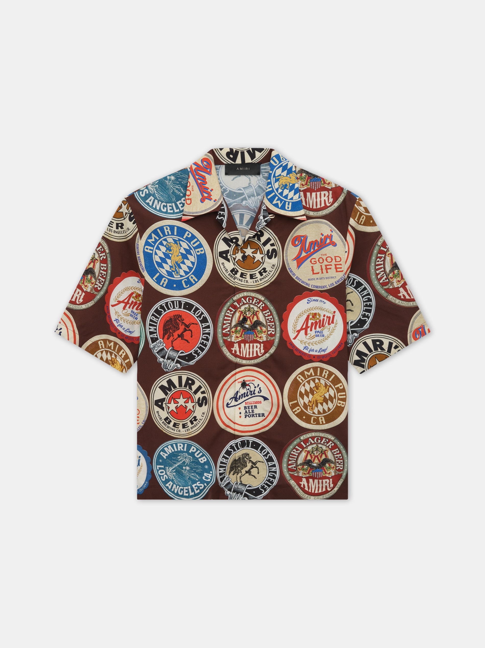 Product AMIRI COASTERS BOWLING SHIRT - Chocolate featured image