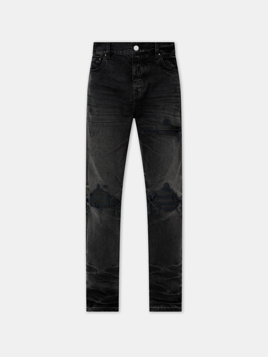 LEATHER STRAIGHT MX1 JEAN - Vintage Black - AMIRI