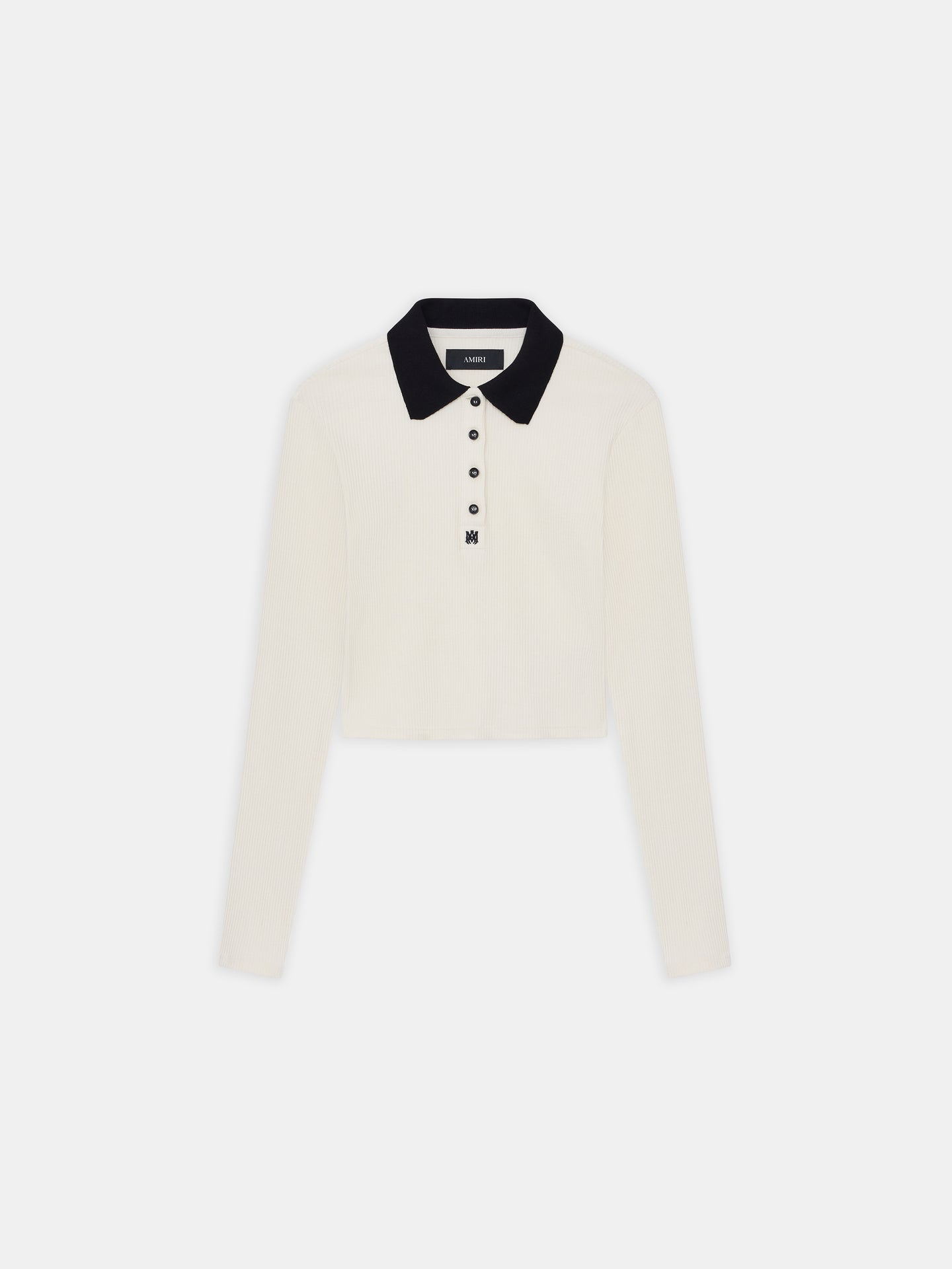 WOMEN - WOMEN'S MA LONG SLEEVE POLO - ALABASTER - AMIRI