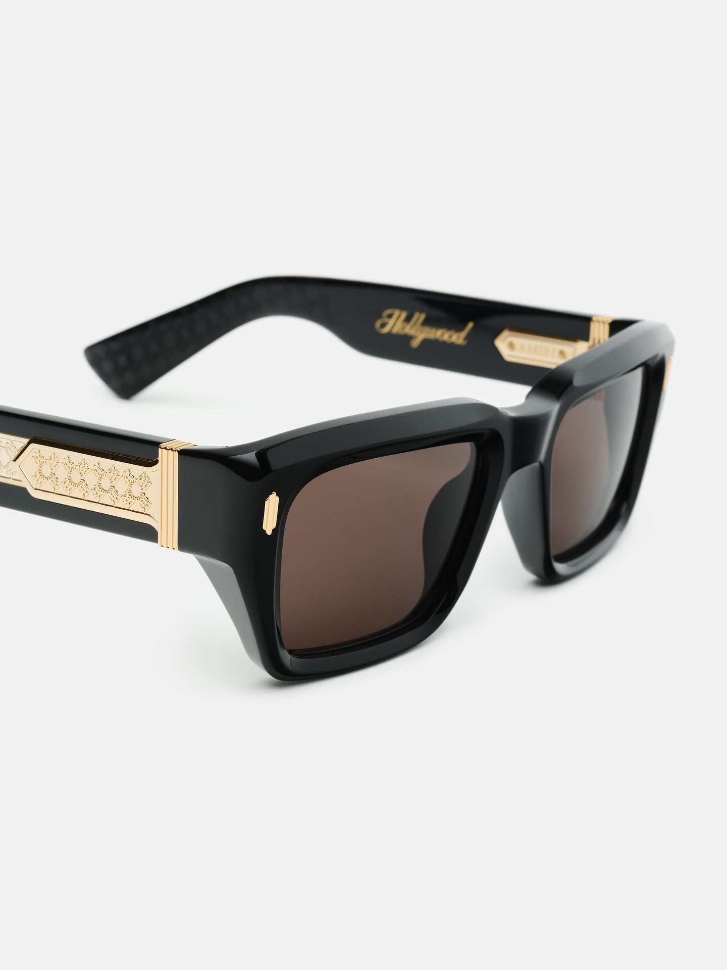 HOLLYWOOD SUNGLASSES - Black Gold - AMIRI