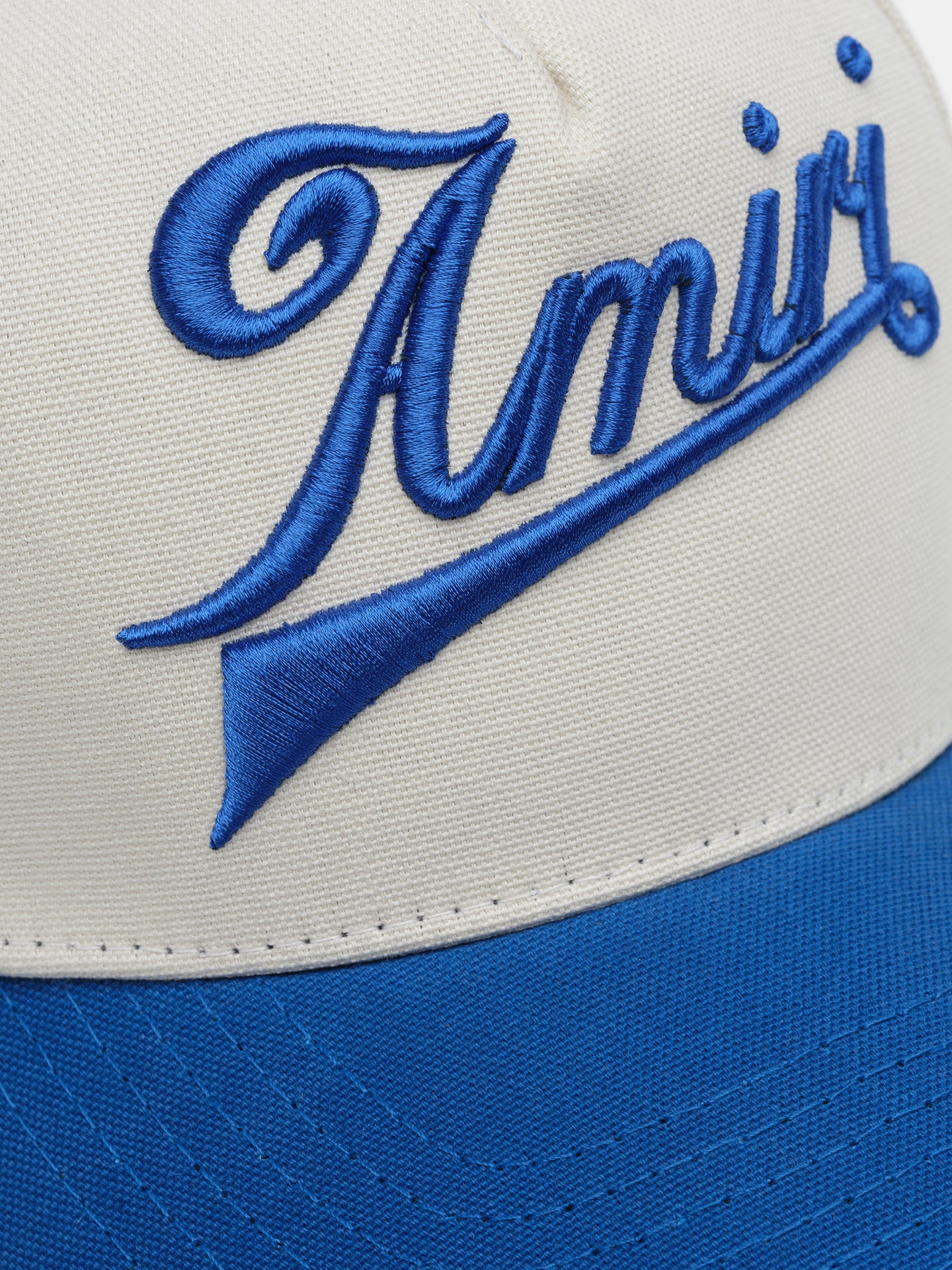 AMIRI TWO TONE CANVAS HAT - True Blue