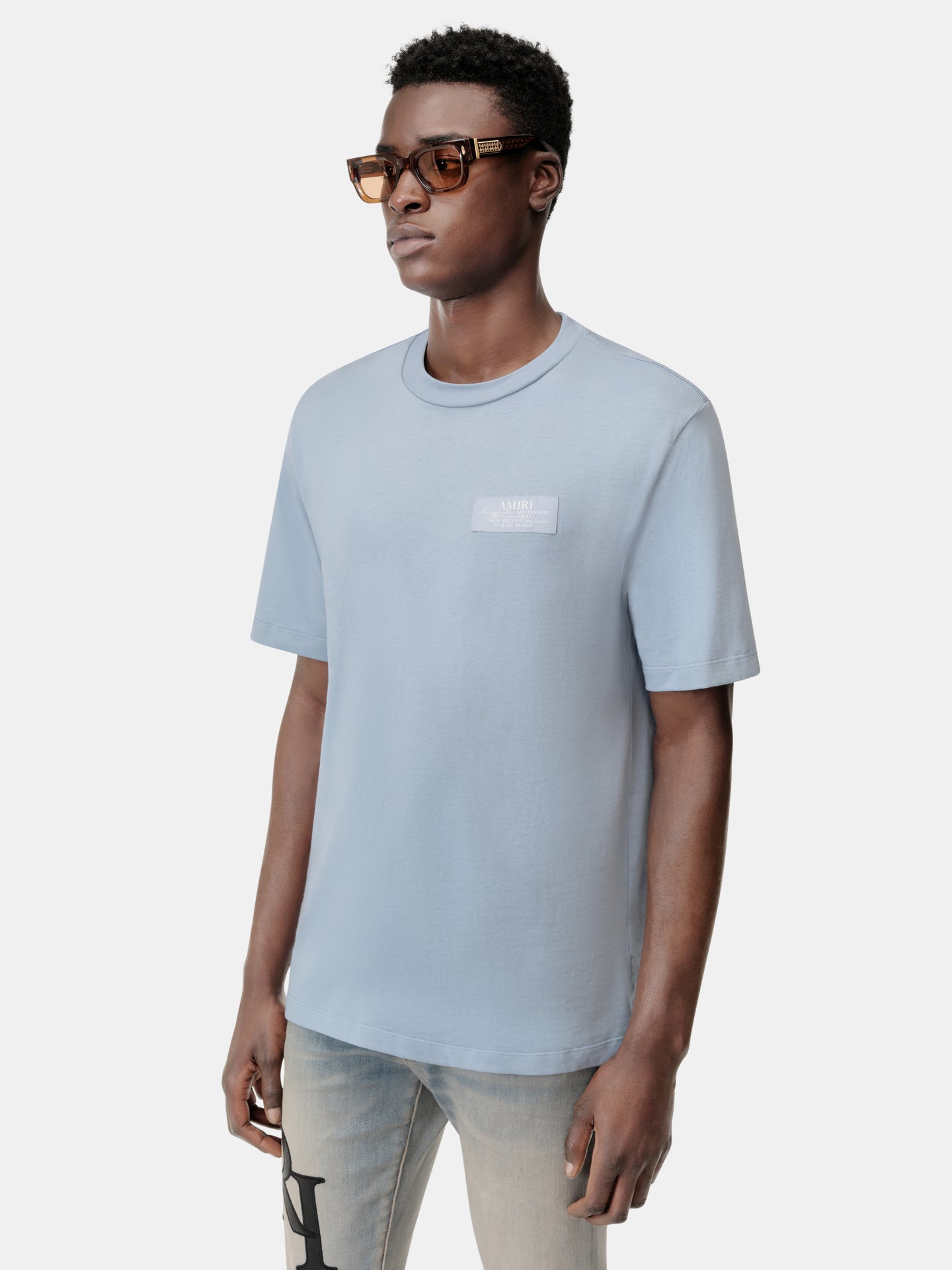 AMIRI SPIRIT TEE - Ashley Blue - AMIRI