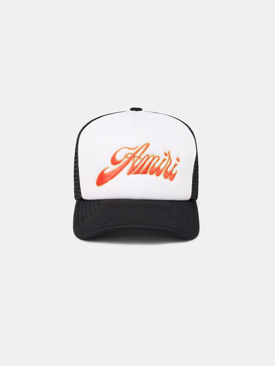 AMIRI GROOVY TRUCKER HAT - BLACK - AMIRI