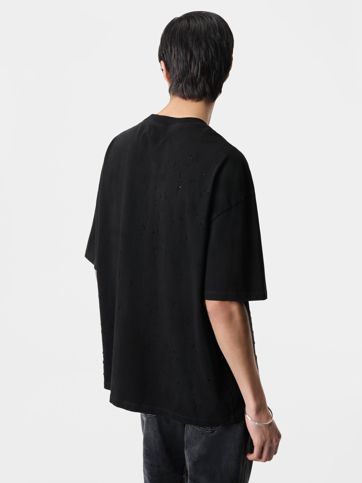 HOLLYWOOD SHOTGUN OVERSIZED TEE - Black