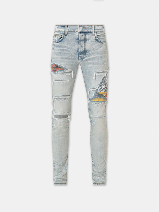 AMIRI EAGLE THRASHER JEAN - Perfect Antique Indigo - AMIRI