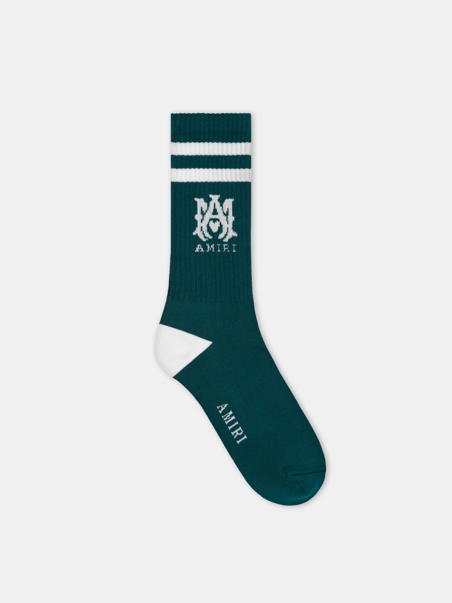 MA STRIPE SOCK - Evergreen