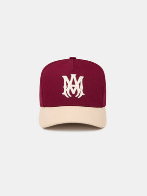 TWO TONE CANVAS HAT - WINE - AMIRI