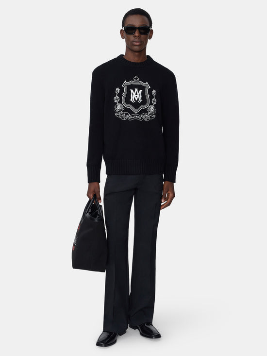 MA CREST CREW - BLACK - AMIRI