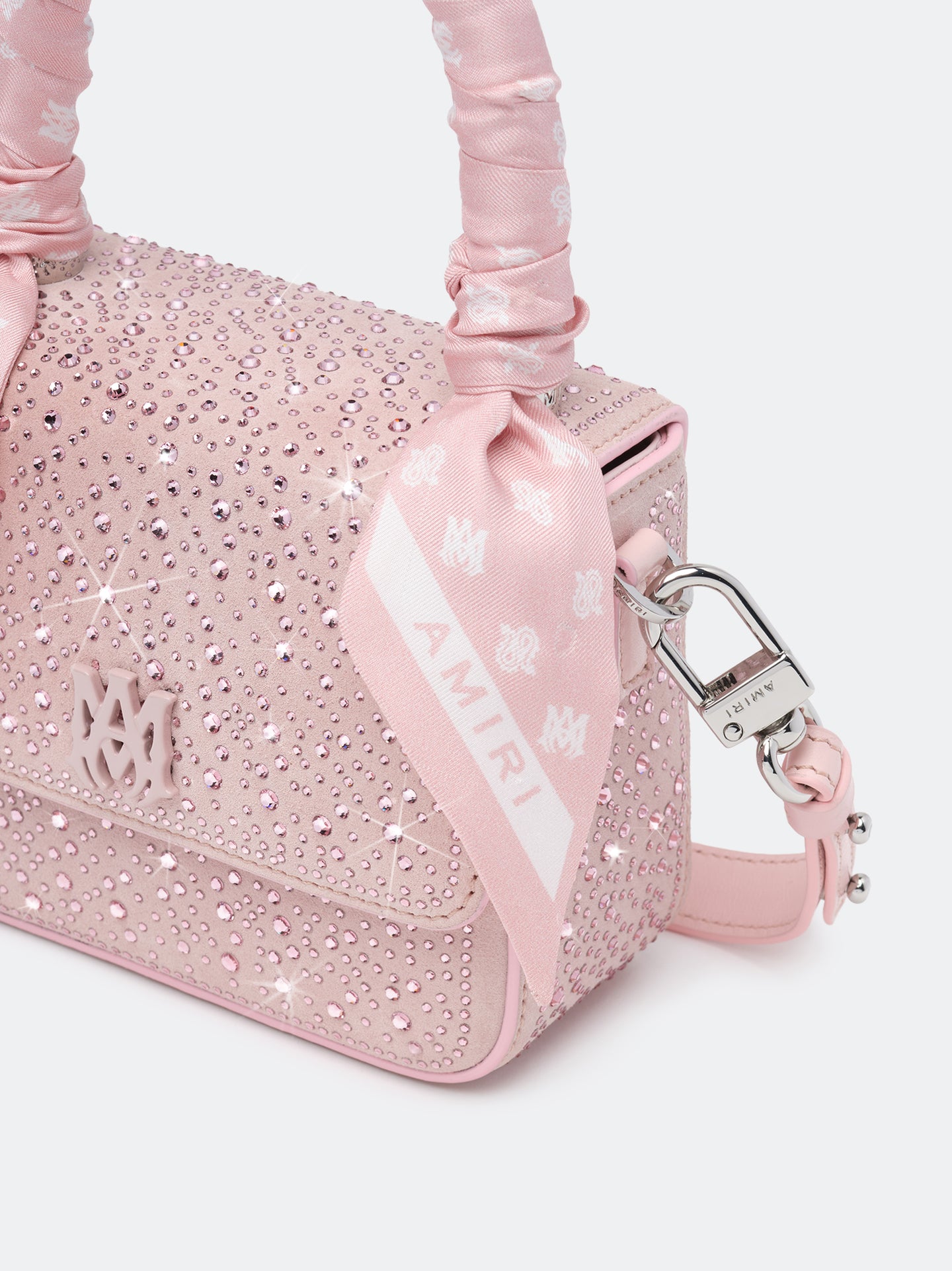 WOMEN - WOMEN'S CRYSTAL MICRO MA BAG - Pink - AMIRI