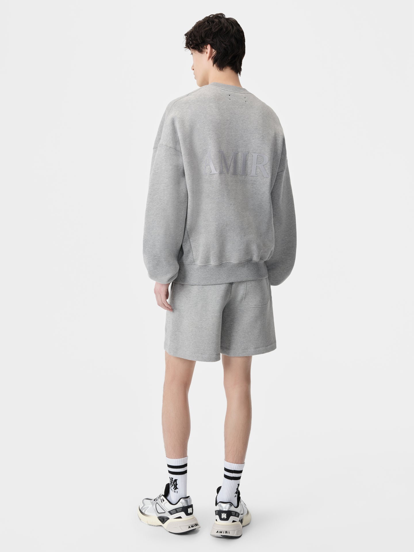 AMIRI EMBROIDERED SHORT - Grey