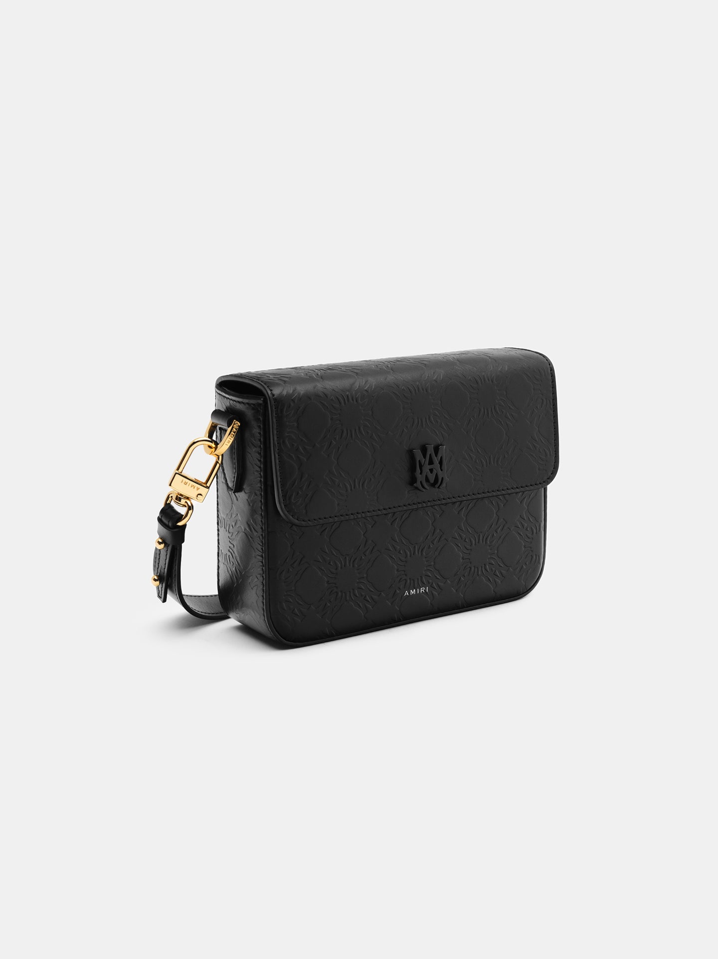 MA QUAD LEATHER CROSSBODY - Black