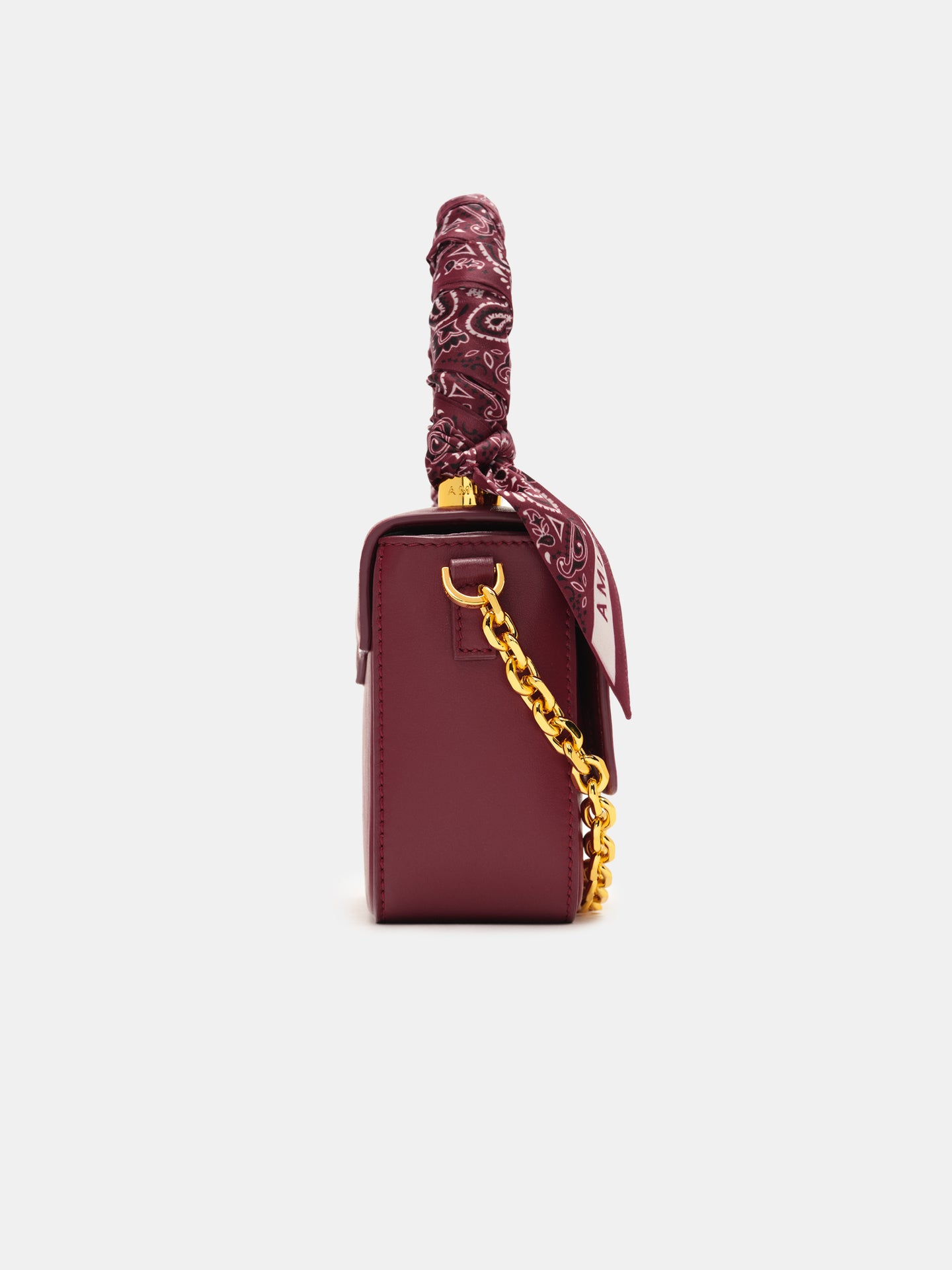 WOMEN - WOMEN'S MICRO MA BAG WITH CHAIN HANDLE - Burgundy