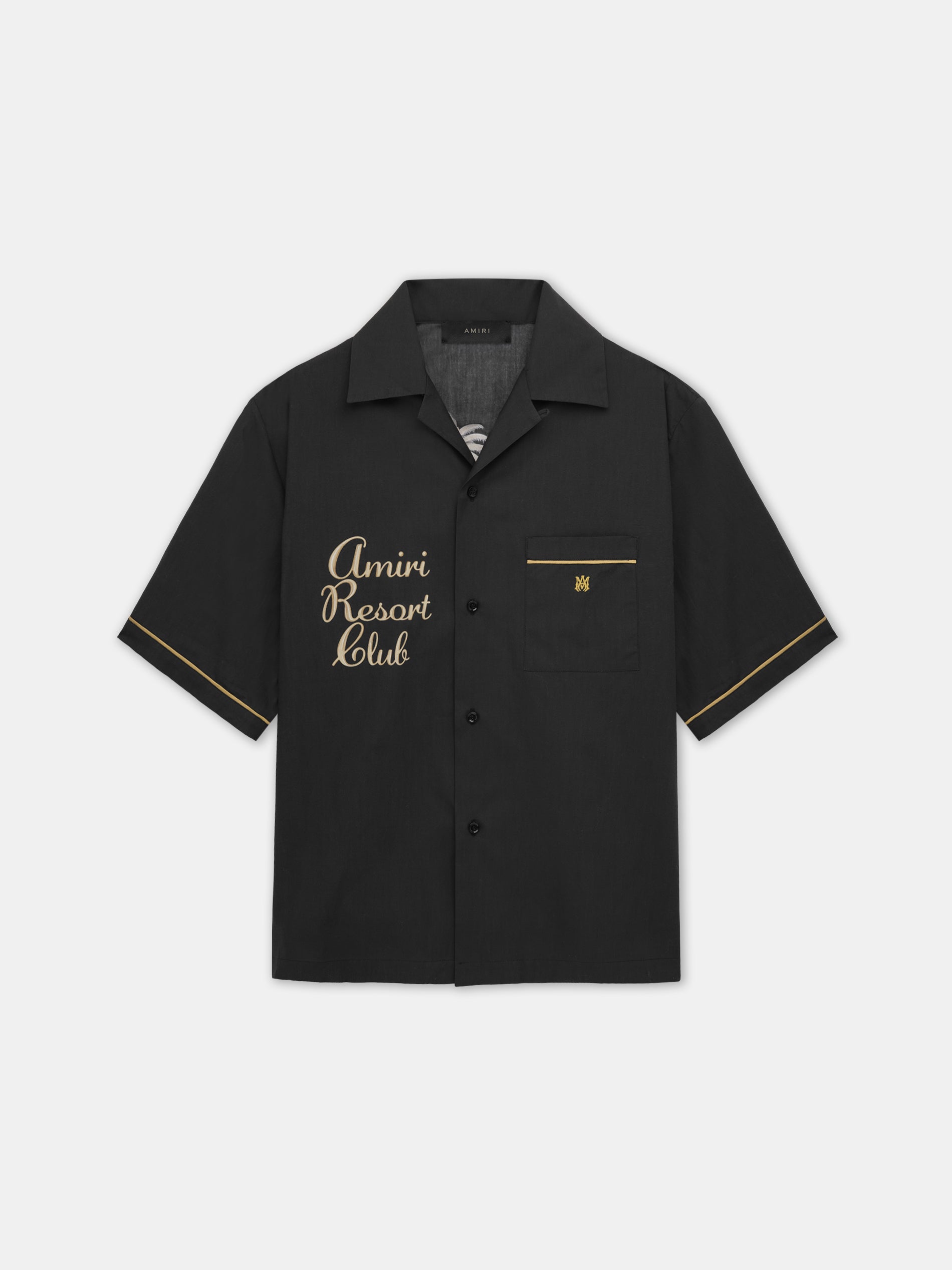 Product RESORT CLUB EMBROIDERED SHIRT - Black featured image