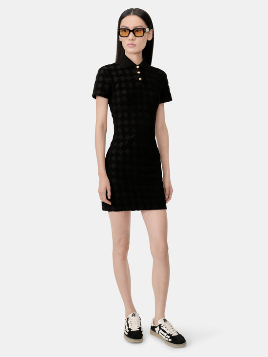 WOMEN - WOMEN'S MA QUAD TOWELING DRESS - Black - AMIRI