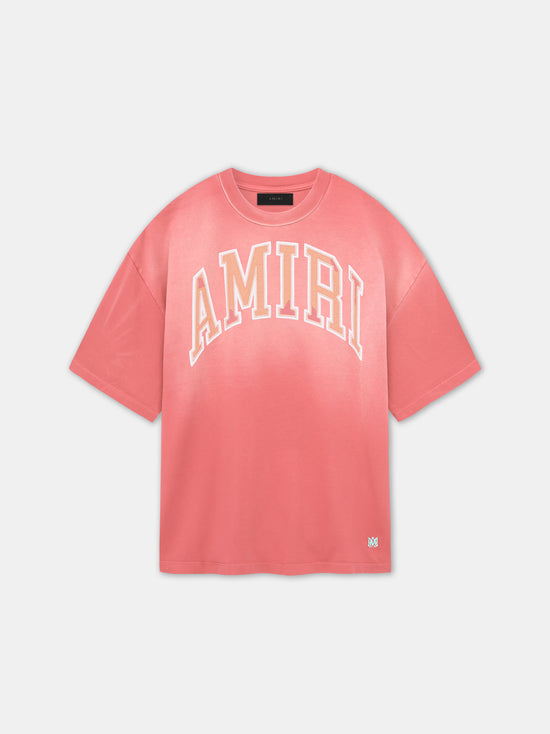 AMIRI VINTAGE OVERSIZED TEE - Cranberry