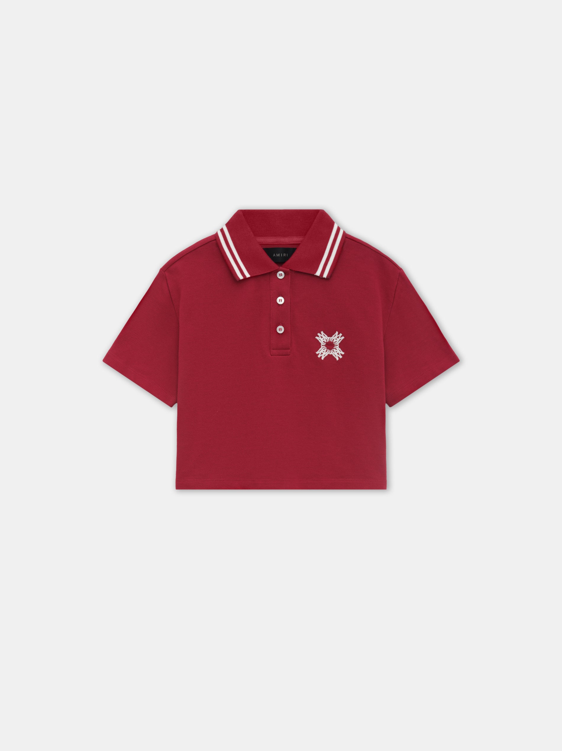 Product WOMEN - WOMEN'S MA QUAD CROPPED POLO - Deep Red featured image