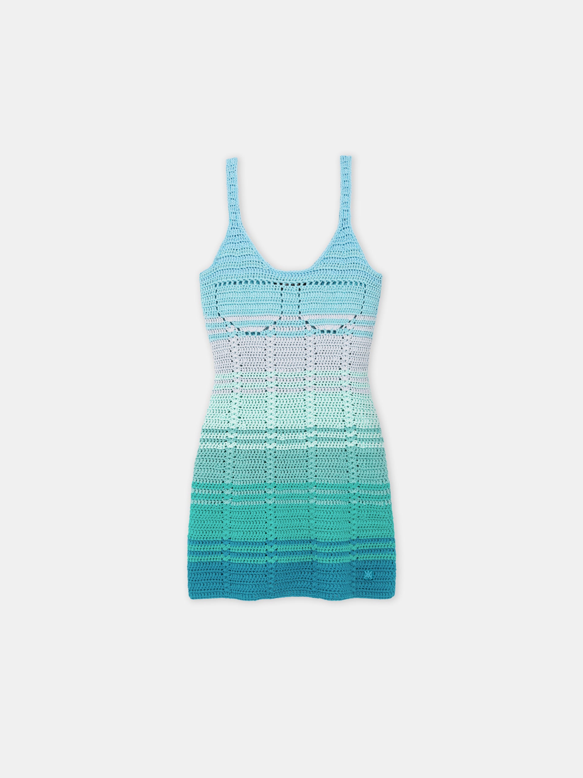 Product WOMEN - WOMEN'S SUNSET OMBRE CROCHET DRESS - Blue Multi featured image