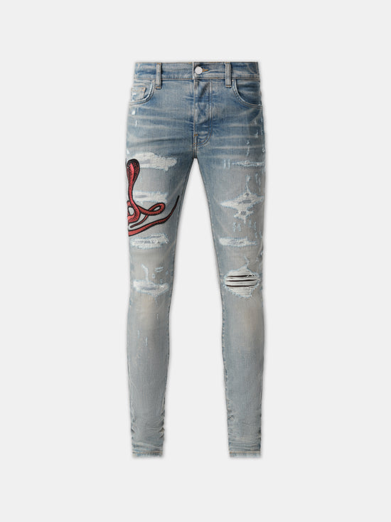 RED POISON ARCHIVAL JEAN - Clay Indigo