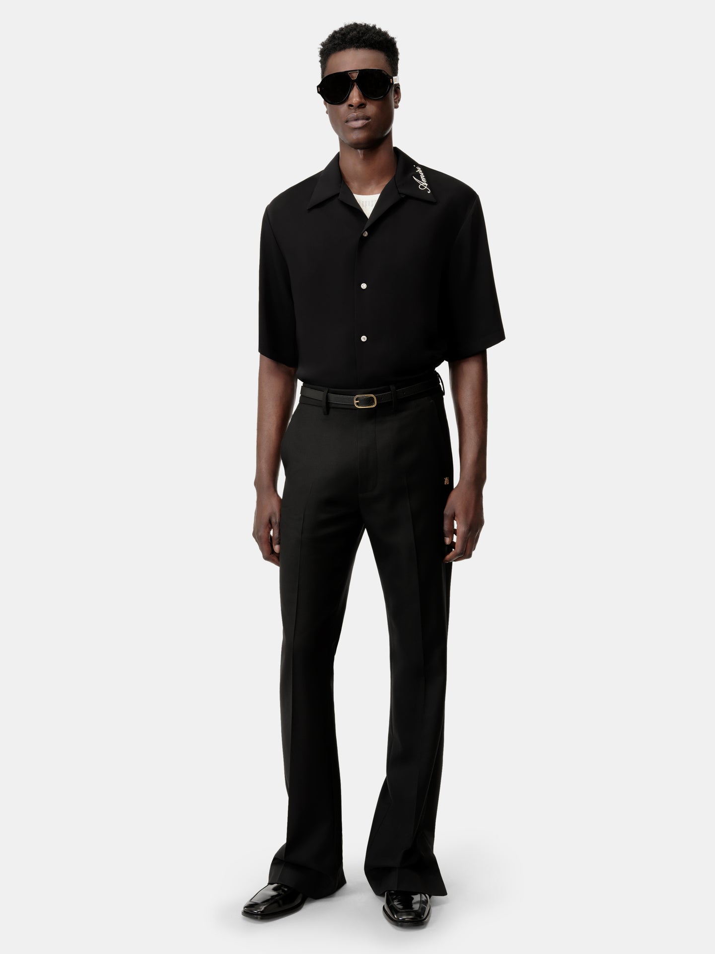 AMIRI CAMP SHIRT - Black - AMIRI