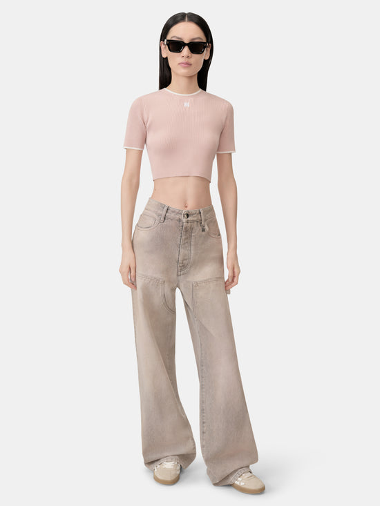 WOMEN - WOMEN'S MA BABY TEE - Dusk Pink - AMIRI