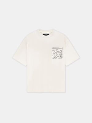 MA OUTLINE OVERSIZED TEE - Ivory - AMIRI