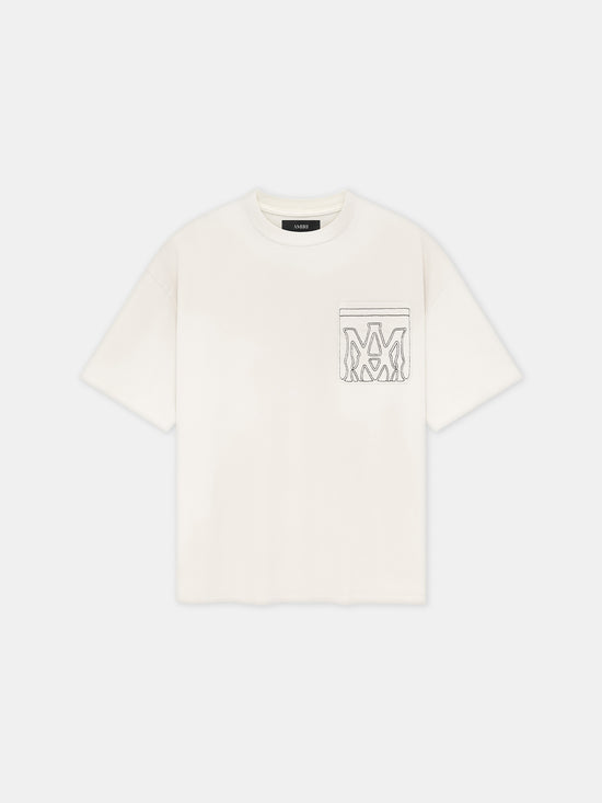 MA OUTLINE OVERSIZED TEE - Ivory - AMIRI