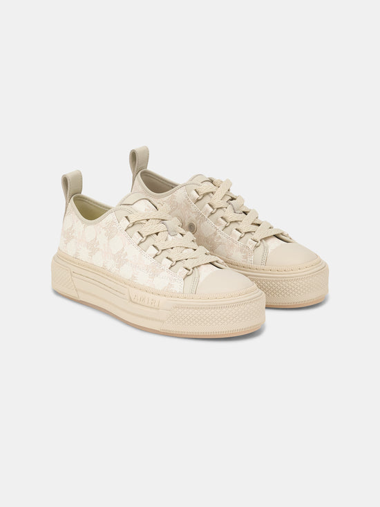 WOMEN - WOMEN'S MA QUAD CANVAS COURT LOW - Alabaster - AMIRI