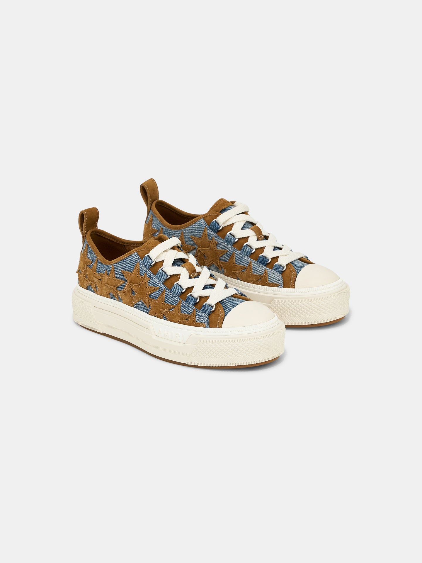 WOMEN - WOMEN'S DENIM STARS COURT LOW - Yellow - AMIRI