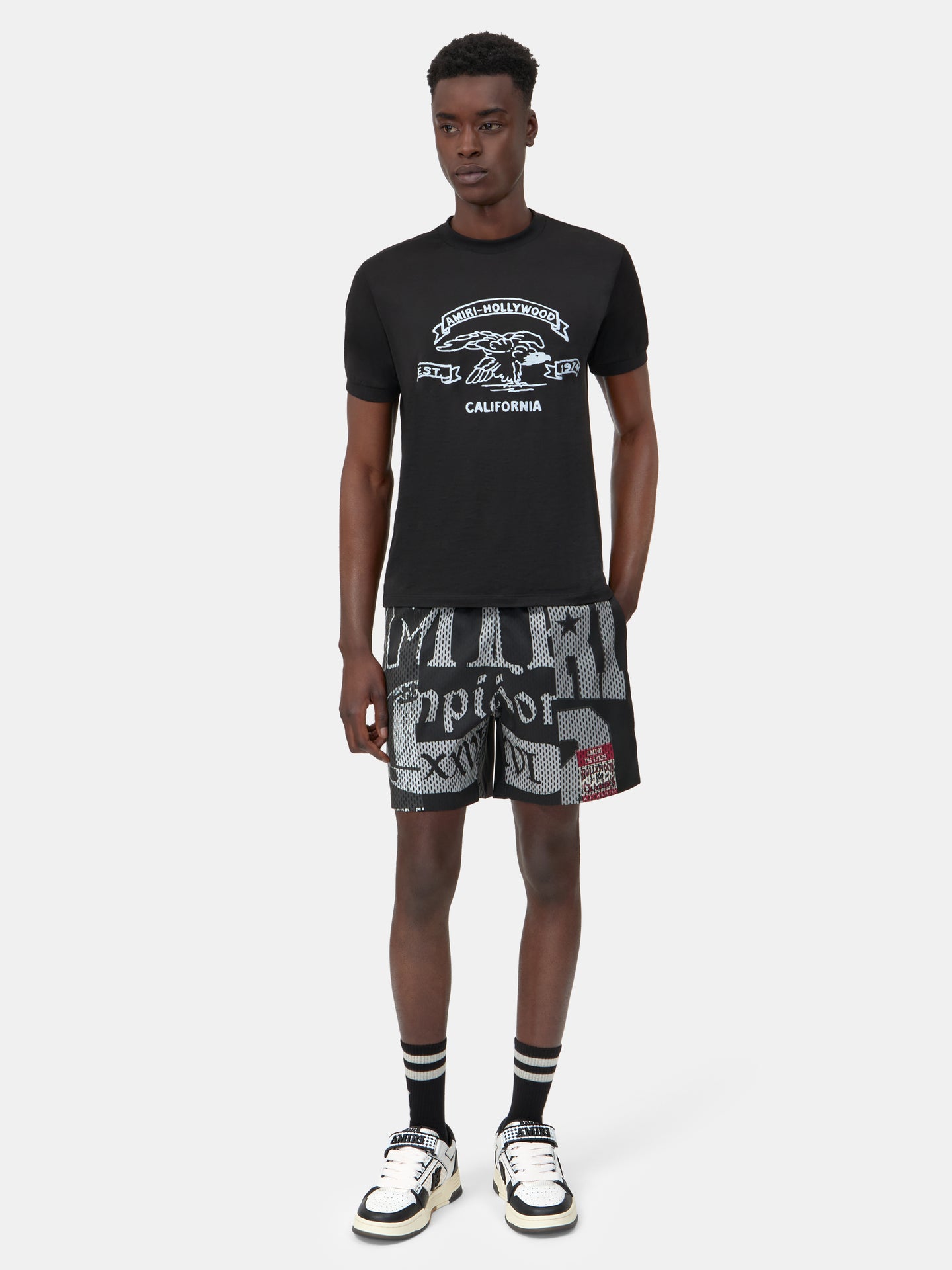SPLICED SWIM TRUNK - Black - AMIRI