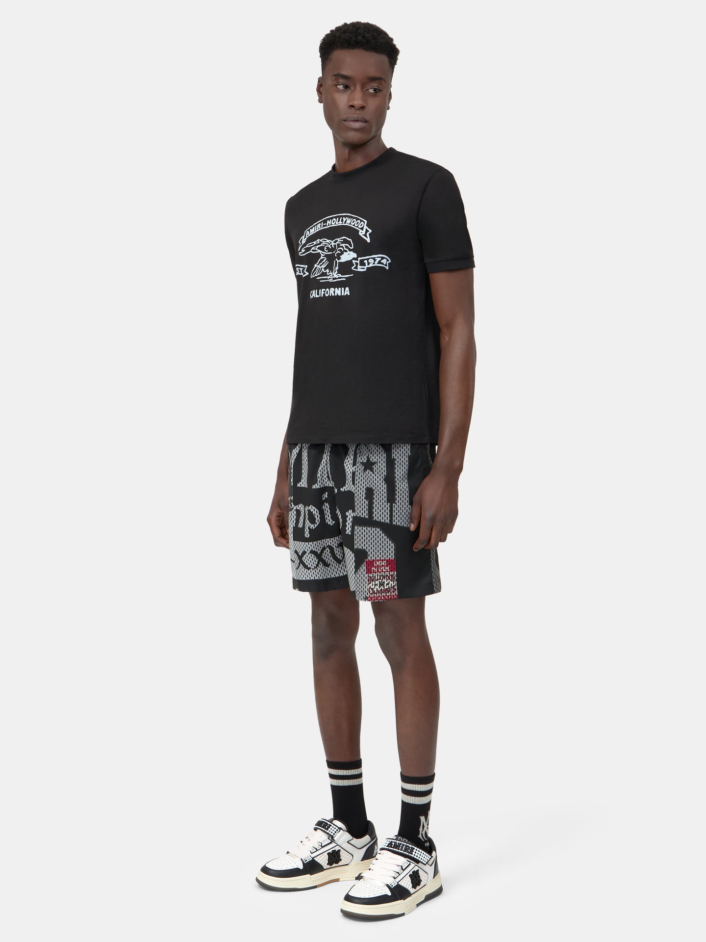 SPLICED SWIM TRUNK - Black - AMIRI