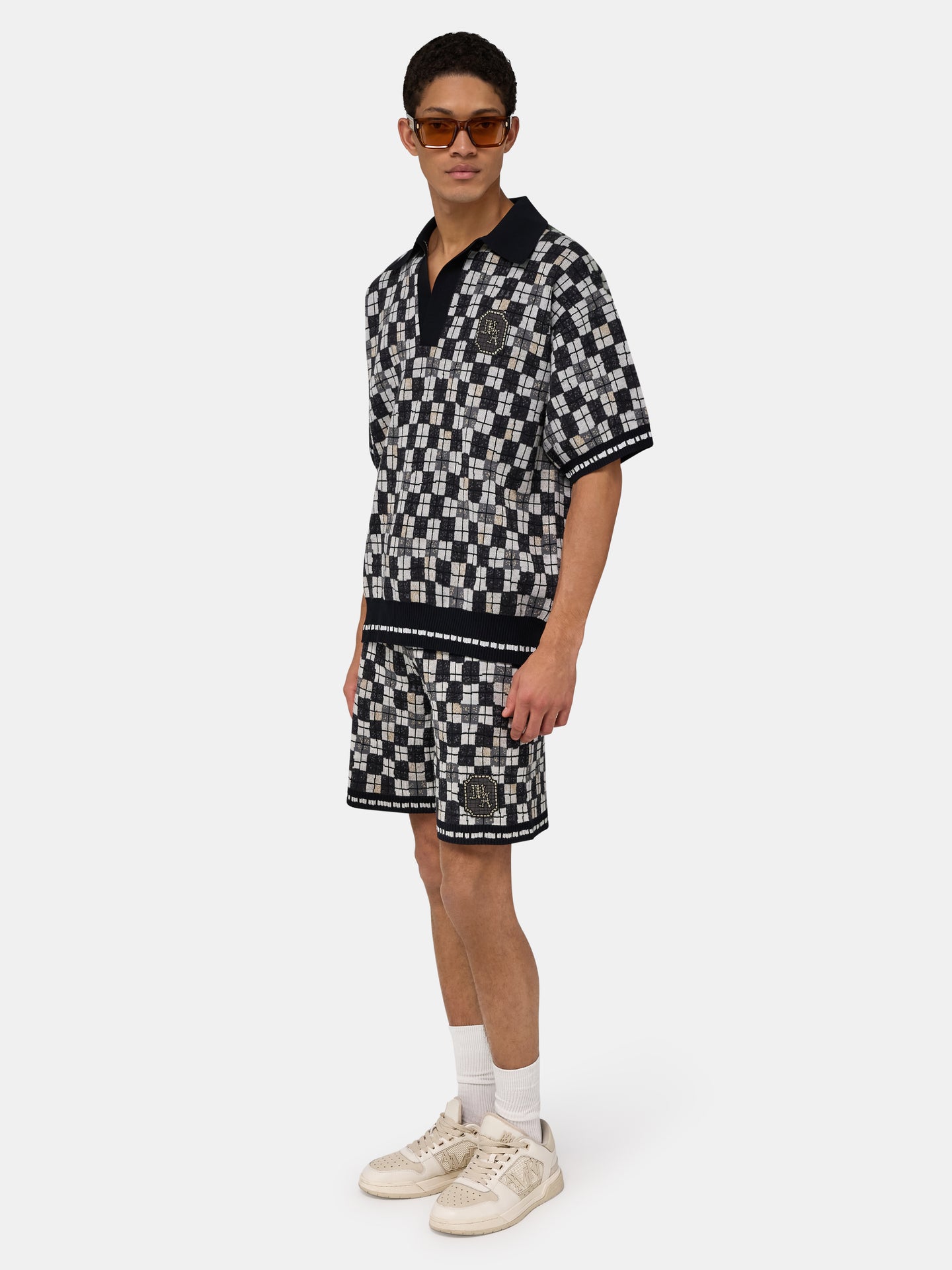 CHATEAU CREST SKATE POLO - Black - AMIRI