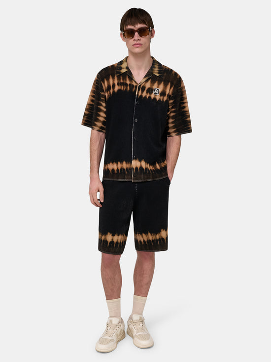 MA PATCH TIE DYE KNIT SHIRT - Black - AMIRI