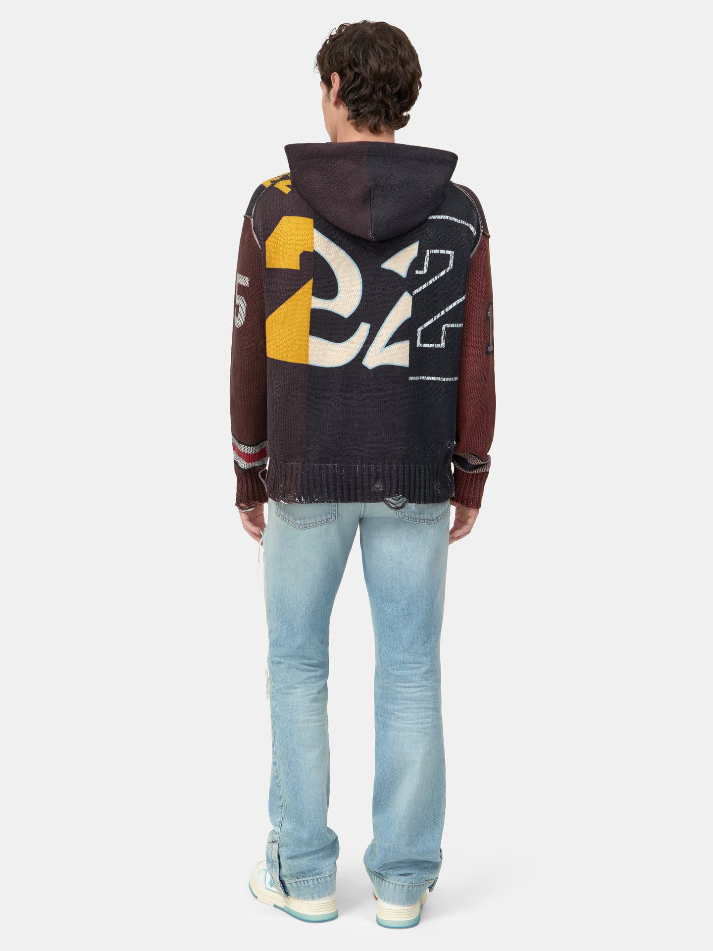 SPLICED HOODIE - Multi - AMIRI