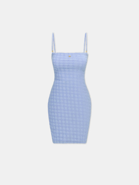 WOMEN - WOMEN'S MA QUAD TOWELING DRESS - Skyline Blue - AMIRI