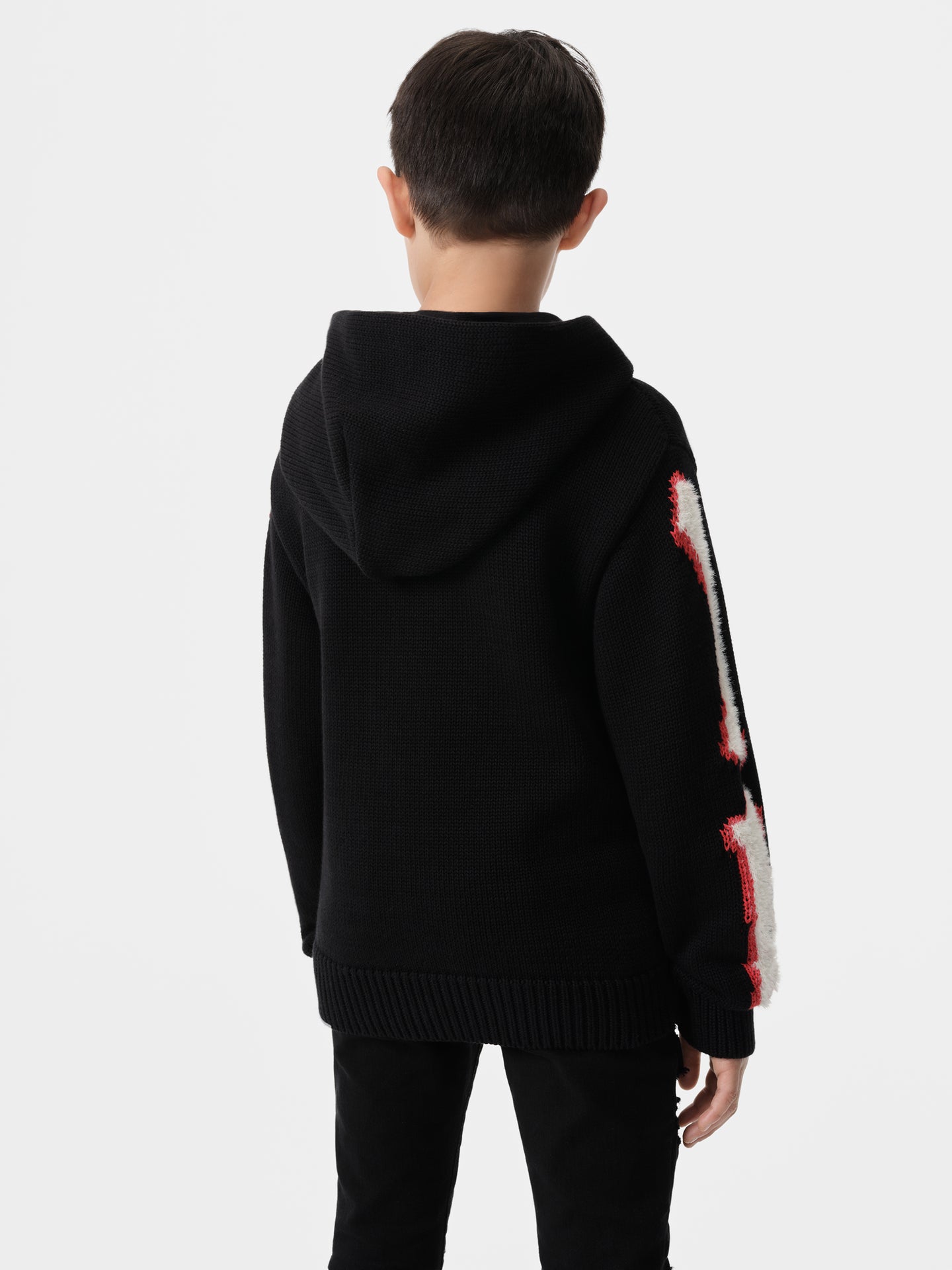 KIDS - KIDS' BONES HOODIE - Black