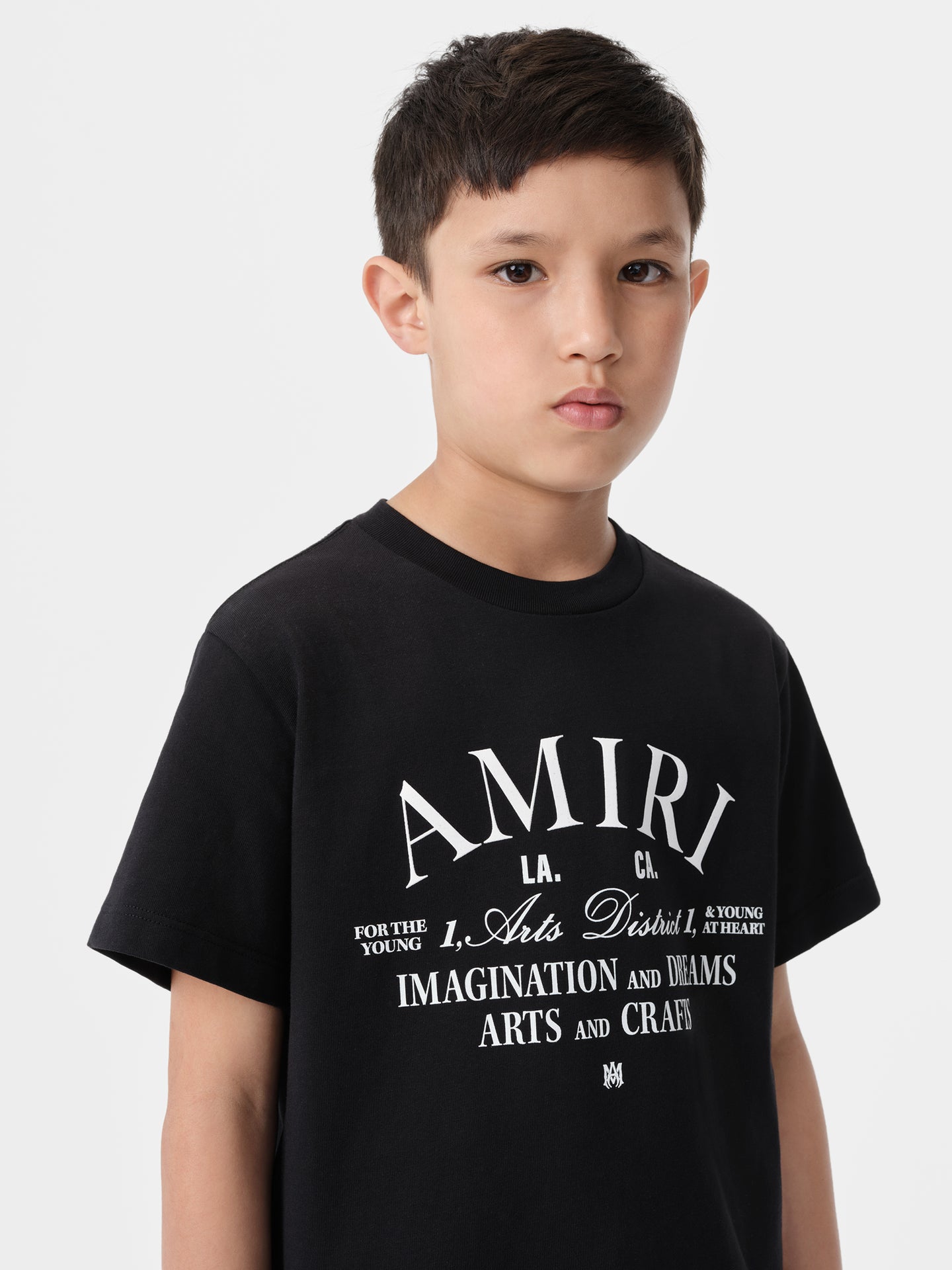 KIDS - KIDS' AMIRI ARTS DISTRICT TEE - Black